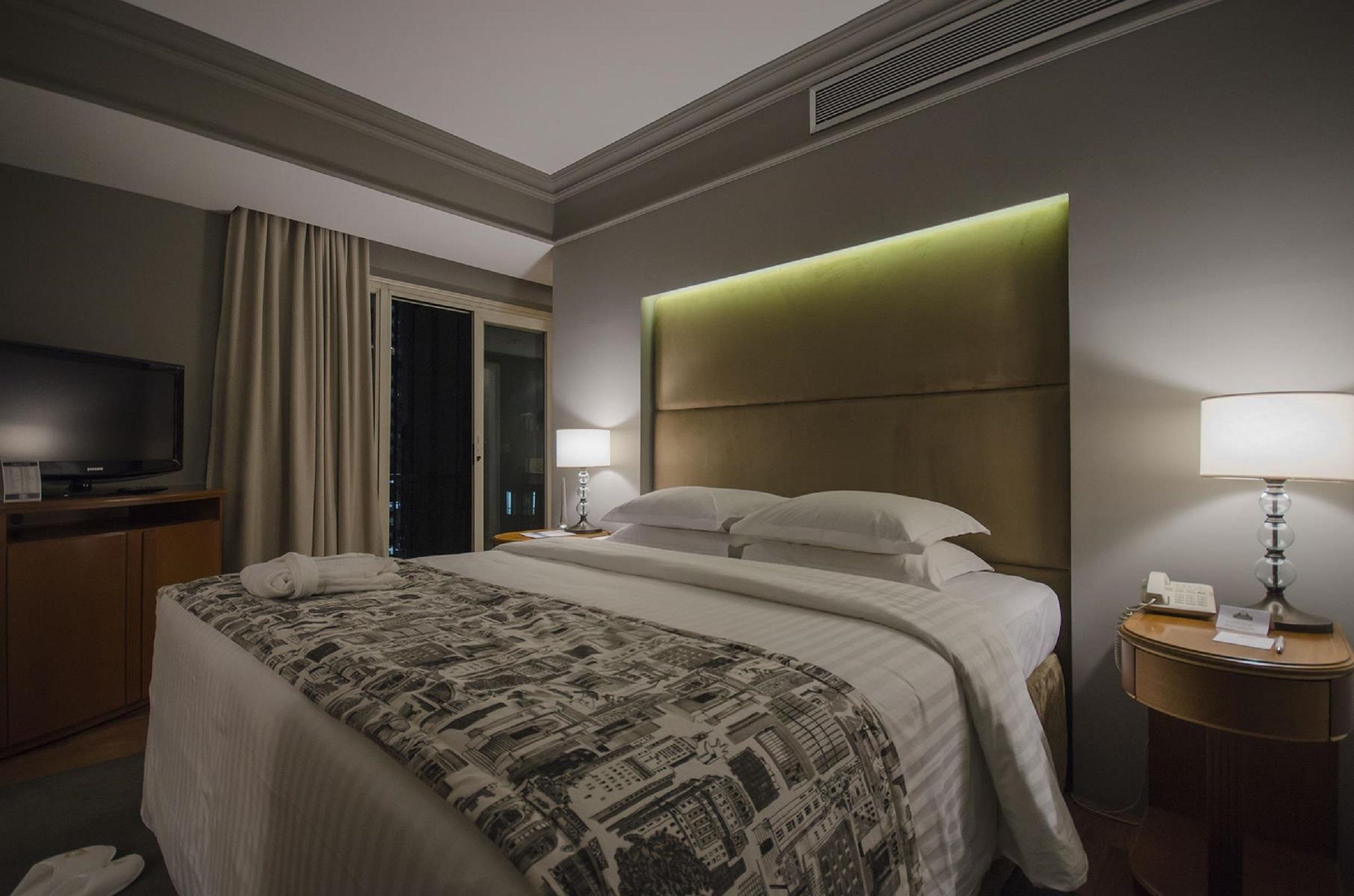Hotel Gran Estanplaza Berrini São Paulo Exteriér fotografie A bedroom at the hotel
